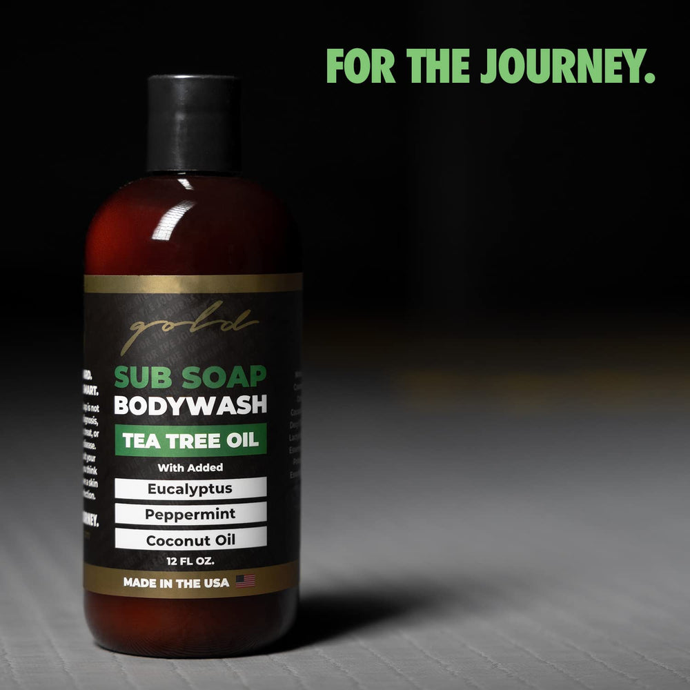 Gold BJJ bottle inside gym bag illustrating post-training convenience