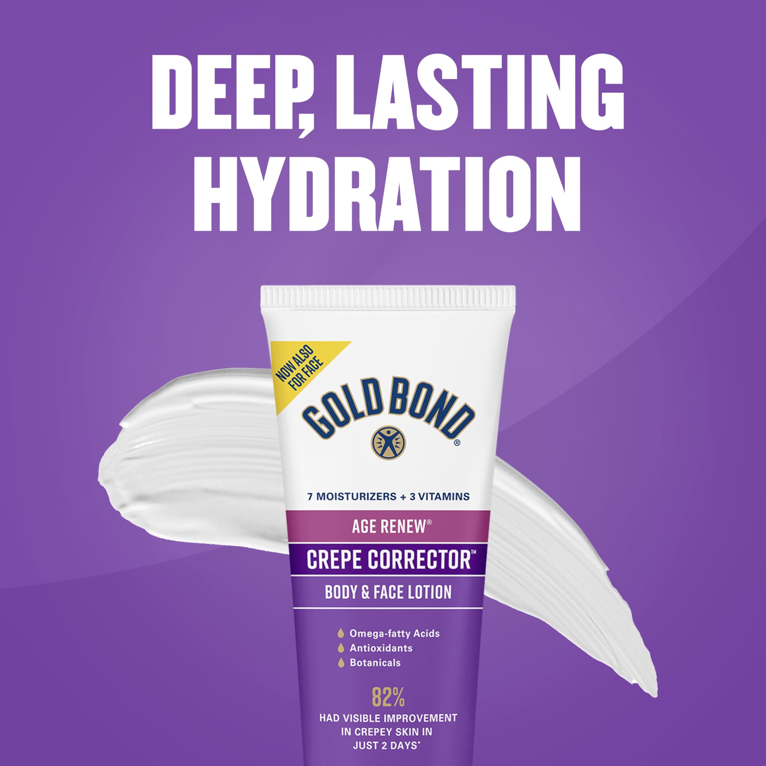Gold Bond bottle staged in bathroom lifestyle promoting daily routine use