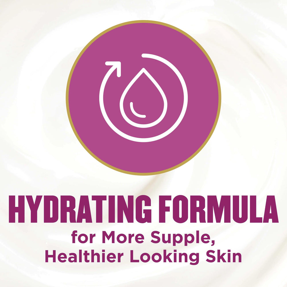Gold Bond used on chest in lifestyle setting, showing hydrated, smoother-looking skin