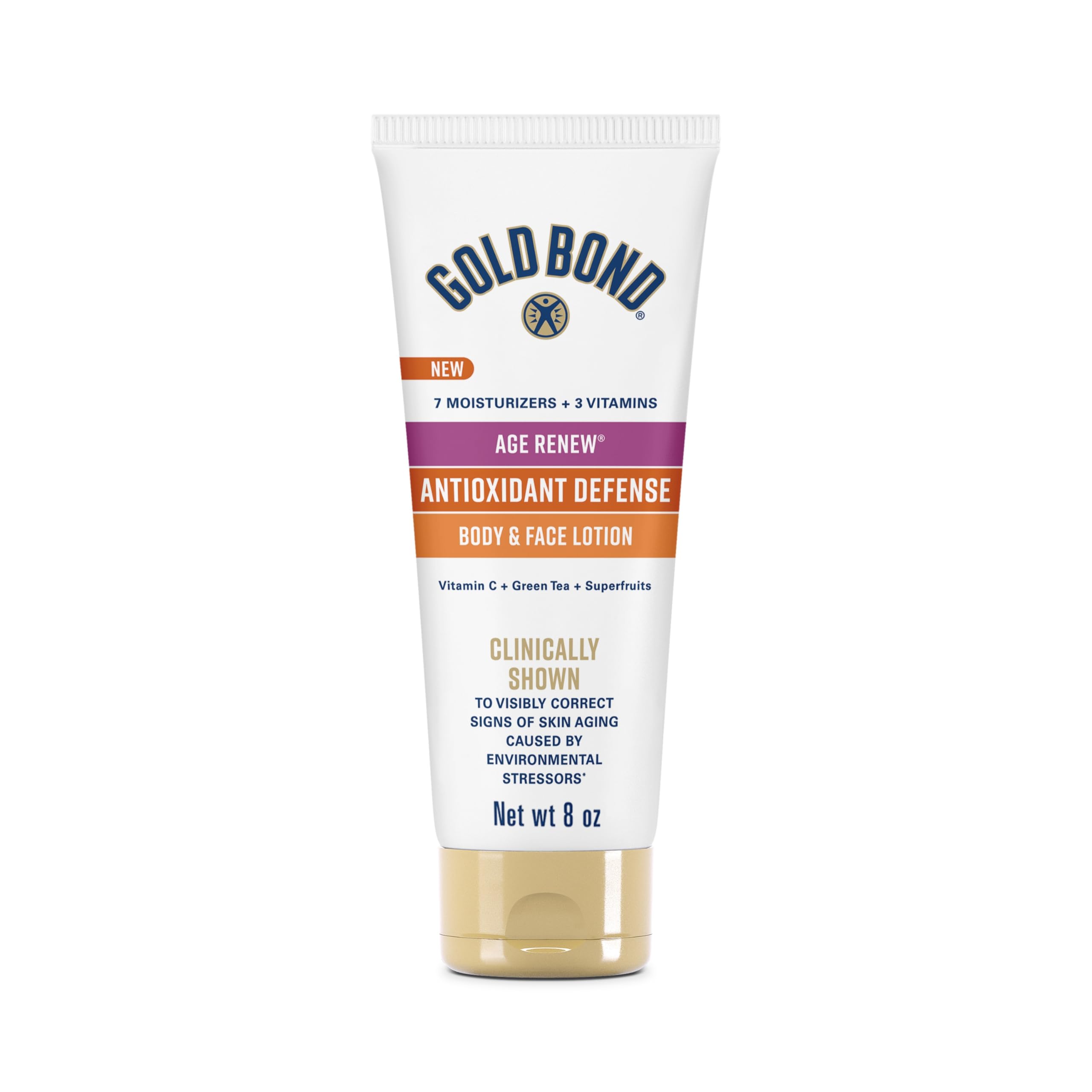 Gold Bond front packaging showing label and brightening benefits