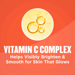Gold Bond vitamin C ingredient visual highlighting brightening support