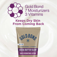 Gold Bond tube next to hand showing 5.5 ounce scale and portability benefit