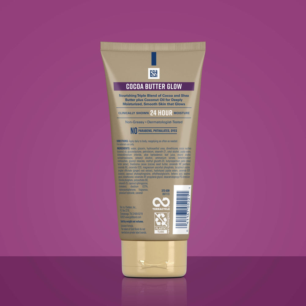 Gold Bond creamy texture close-up showing smooth, hydrating consistency