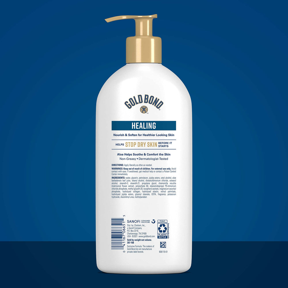 Gold Bond lotion texture close-up illustrating quick absorption