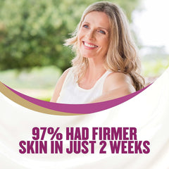Gold Bond close-up label highlighting active ingredients and visible-firming benefit