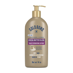 Gold Bond pump bottle front showing label and easy-dispense pump benefit