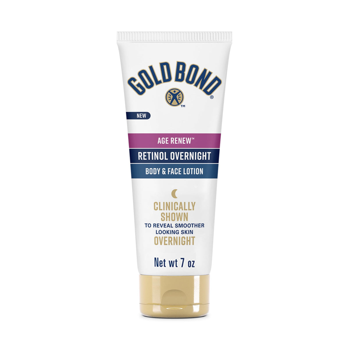 Gold Bond front pump bottle showing label and product benefits