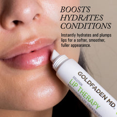 Goldfaden MD close-up of applicator tip showing creamy texture and glide