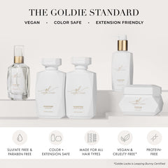 Goldie Locks used on extensions and color-treated hair for safety