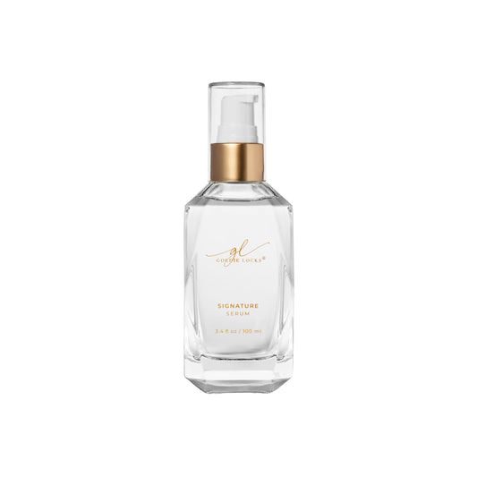 Goldie Locks serum front bottle showing clean label and size benefit