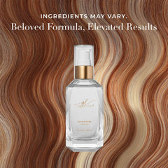 Goldie Locks serum on hair extensions protecting and detangling benefit