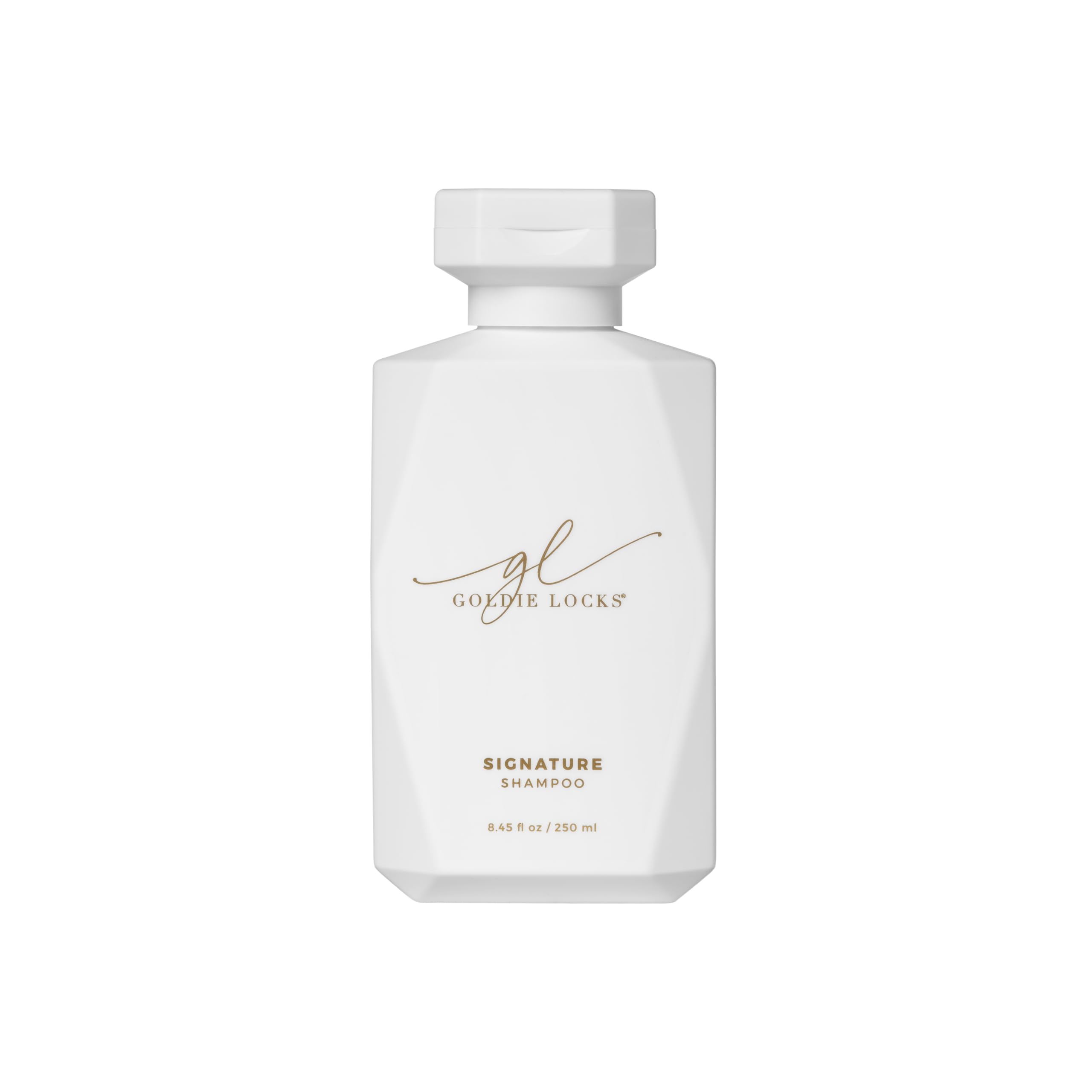 Goldie Locks front bottle showing label and size for quick identification and appeal