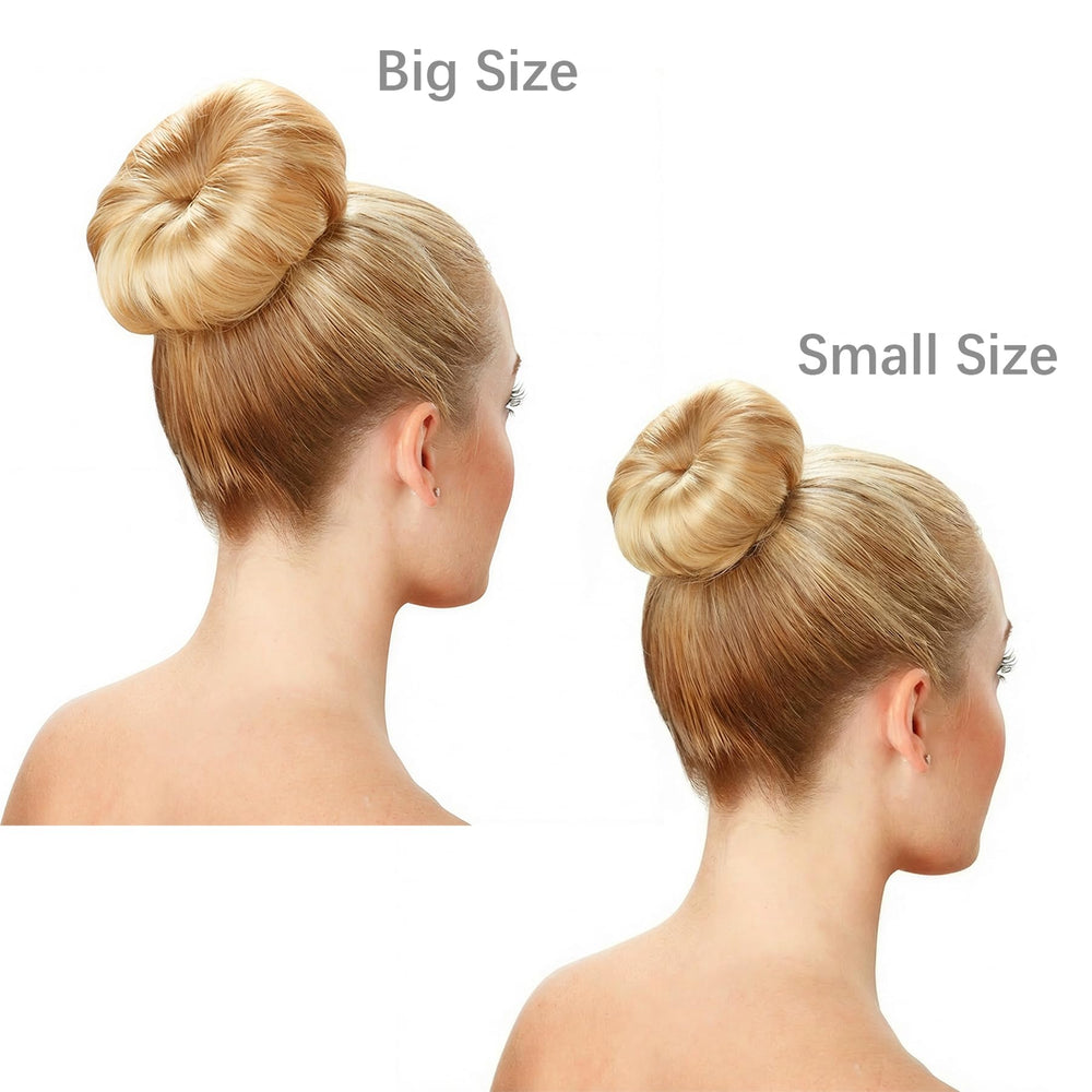 GoldRose cord tightening detail demonstrating secure bun hold without bobby pins