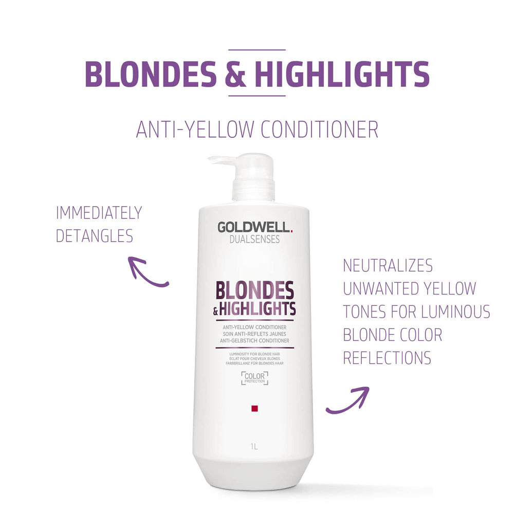 Goldwell pump close-up highlighting convenient dispensing for salons