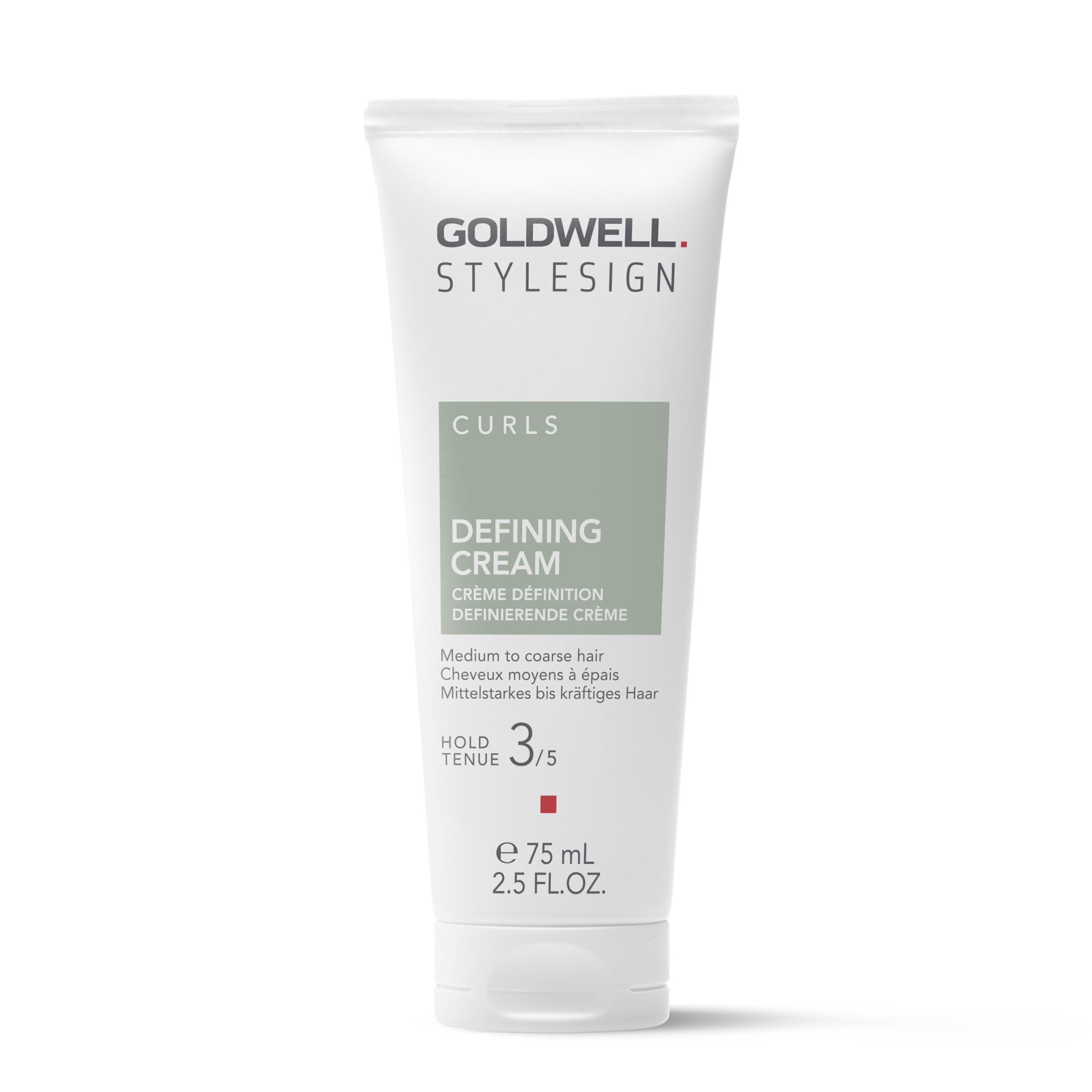 Goldwell jar front packaging showing label and matte finish, demonstrating brand reliability