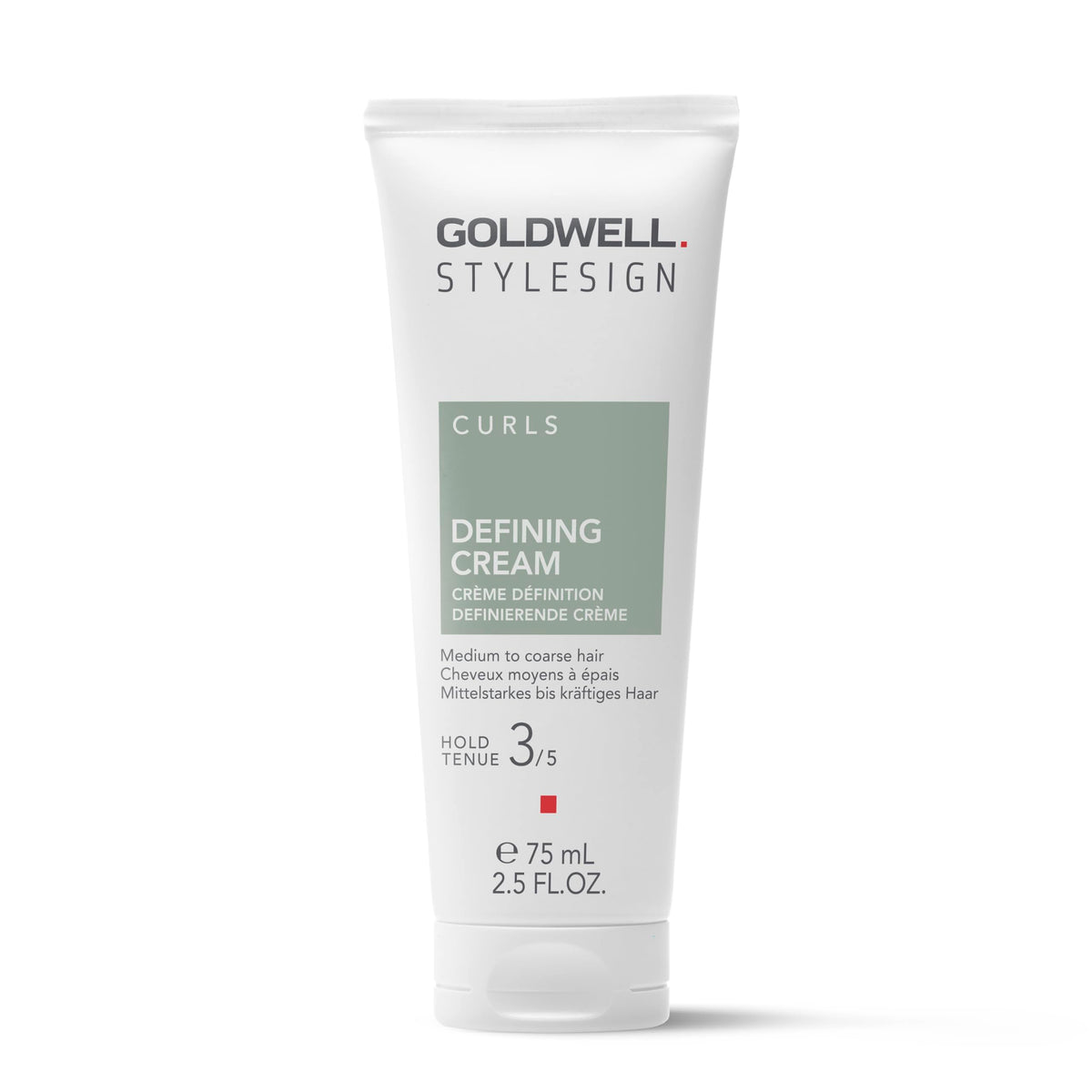 Goldwell jar front packaging showing label and matte finish, demonstrating brand reliability