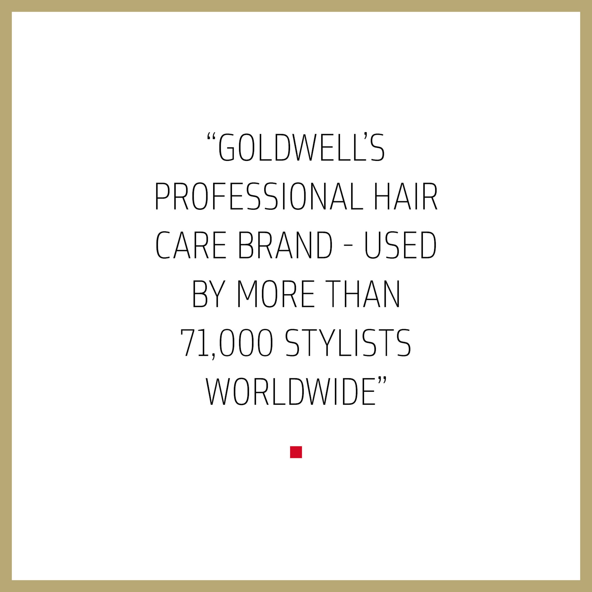 Goldwell shampoo creamy foam texture revealing rich lather benefit
