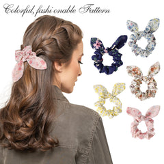 Golilyfine scrunchie holding a thick ponytail with secure hold