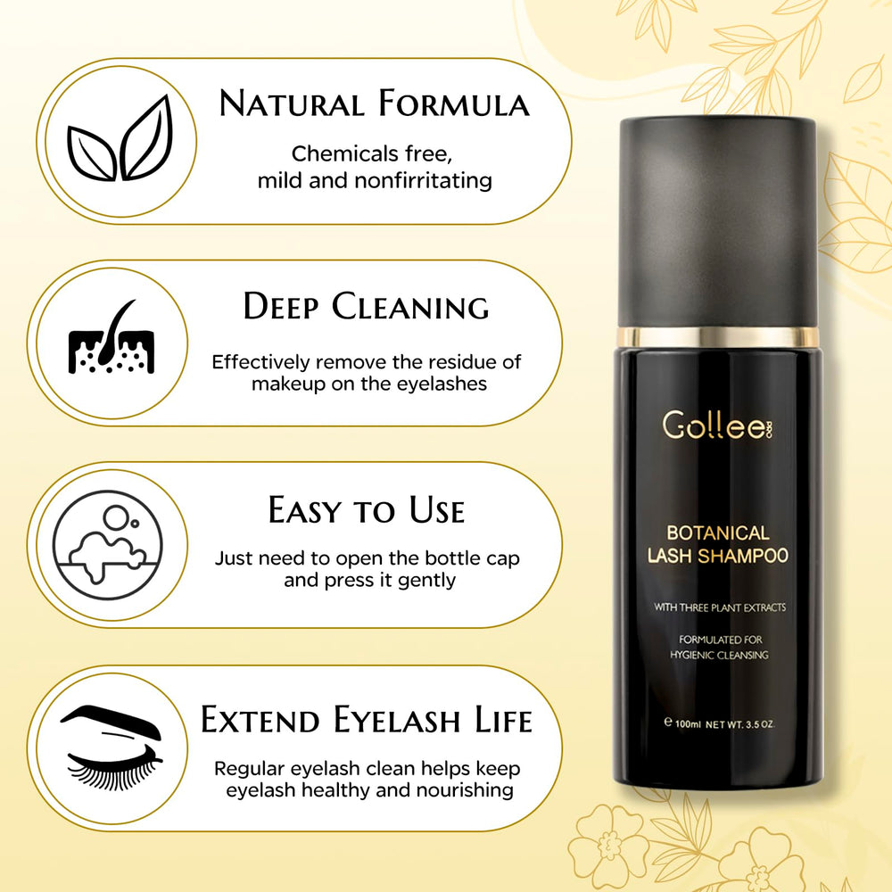 GOLLEEPRO foam texture close-up demonstrating gentle cleansing action