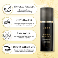 GOLLEEPRO foam texture close-up demonstrating gentle cleansing action