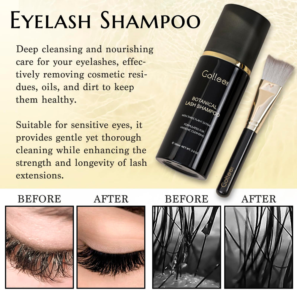 GOLLEEPRO included brush next to bottle, precise application advantage