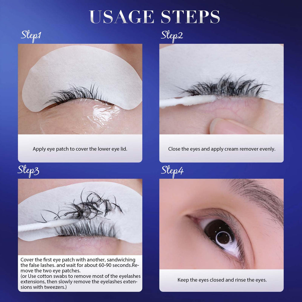 GOLLEEPRO in salon setting with technician removing lashes, showing professional use