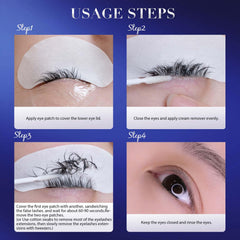 GOLLEEPRO in salon setting with technician removing lashes, showing professional use