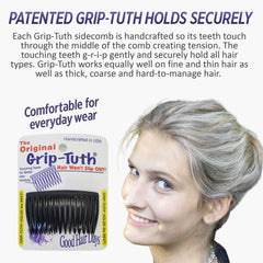 Good Hair Days close-up of touching teeth detail showing secure grip without snagging