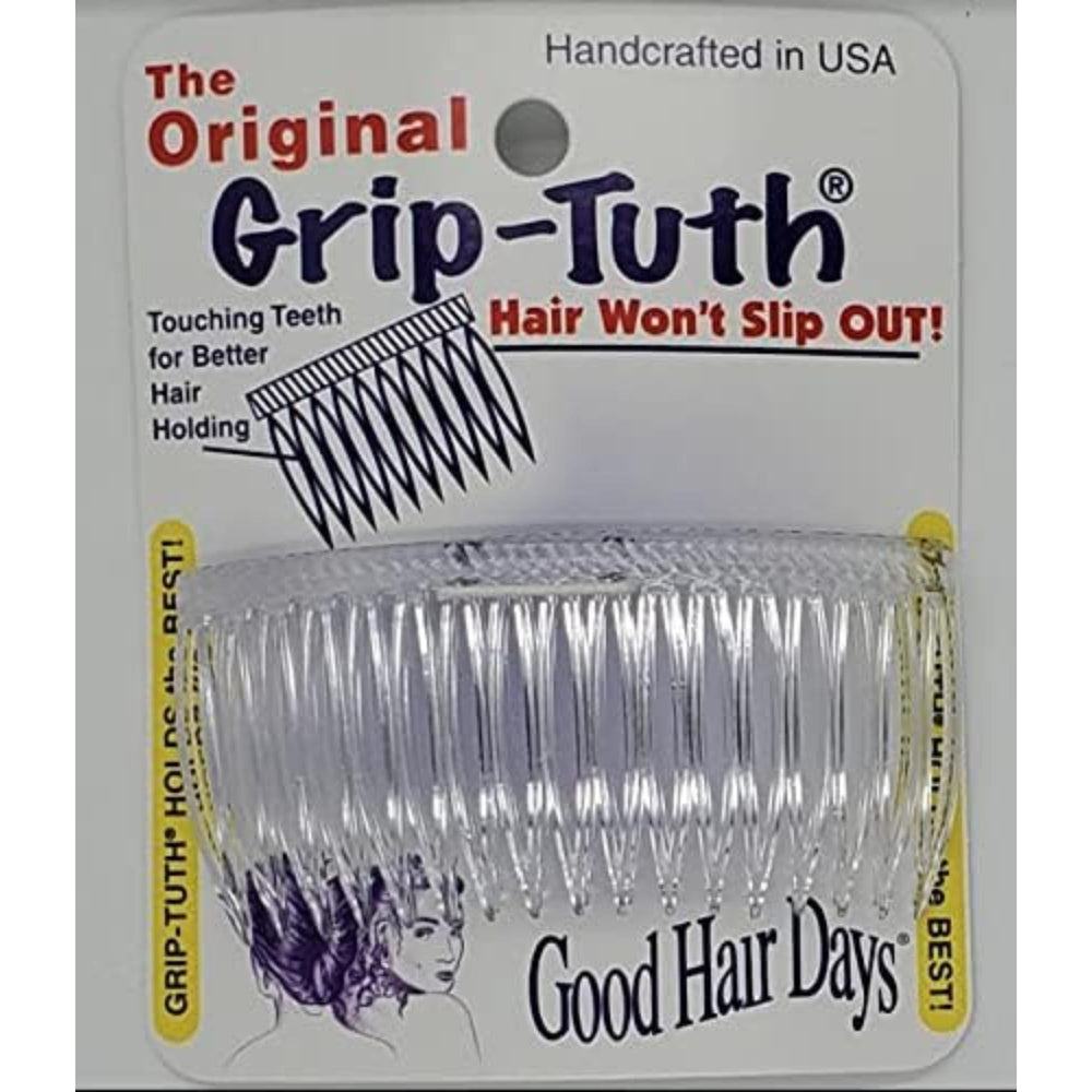 Good Hair Days crystal comb front view showing elegant decorative look and secure hold