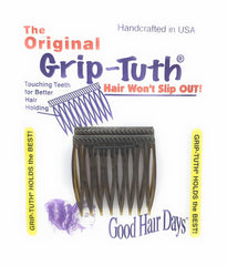 Good Hair Days close-up of interlocking teeth providing slip-resistant grip