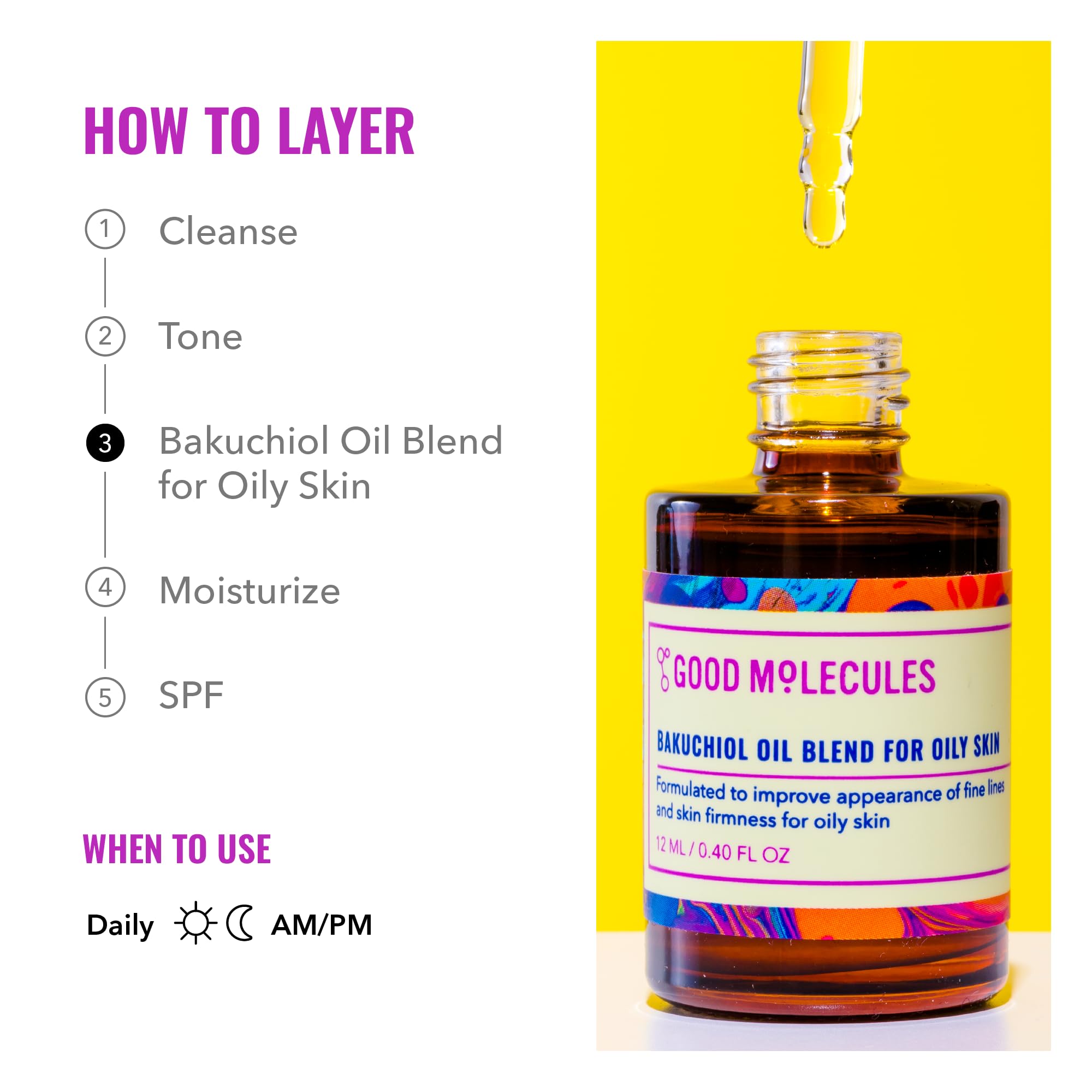 Good Molecules being applied to hand showing quick absorption and non-greasy feel