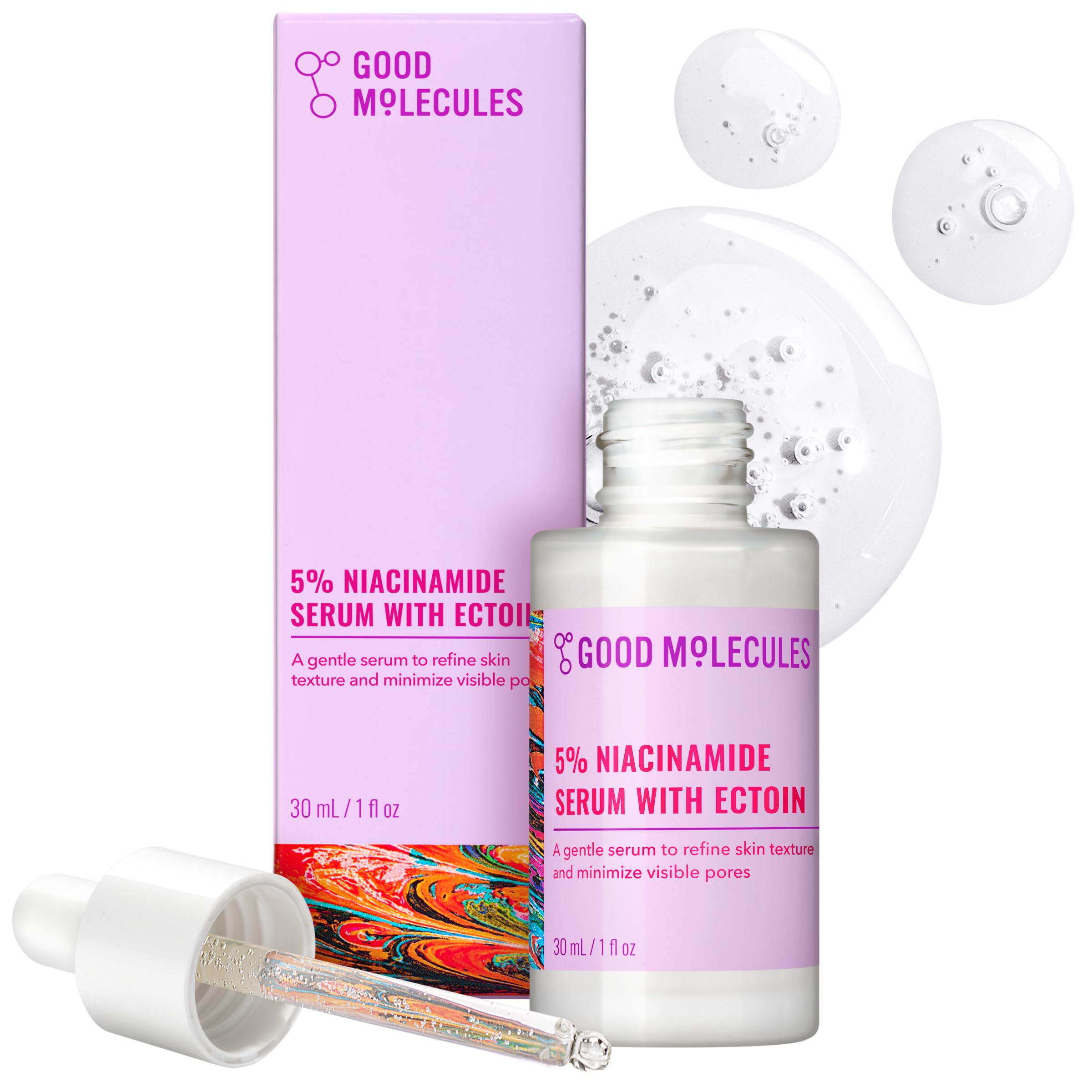 Good Molecules front bottle showing clean packaging and product benefit