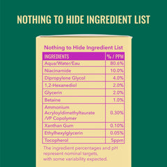 Good Molecules label and ingredients panel illustrating transparent formulation benefit