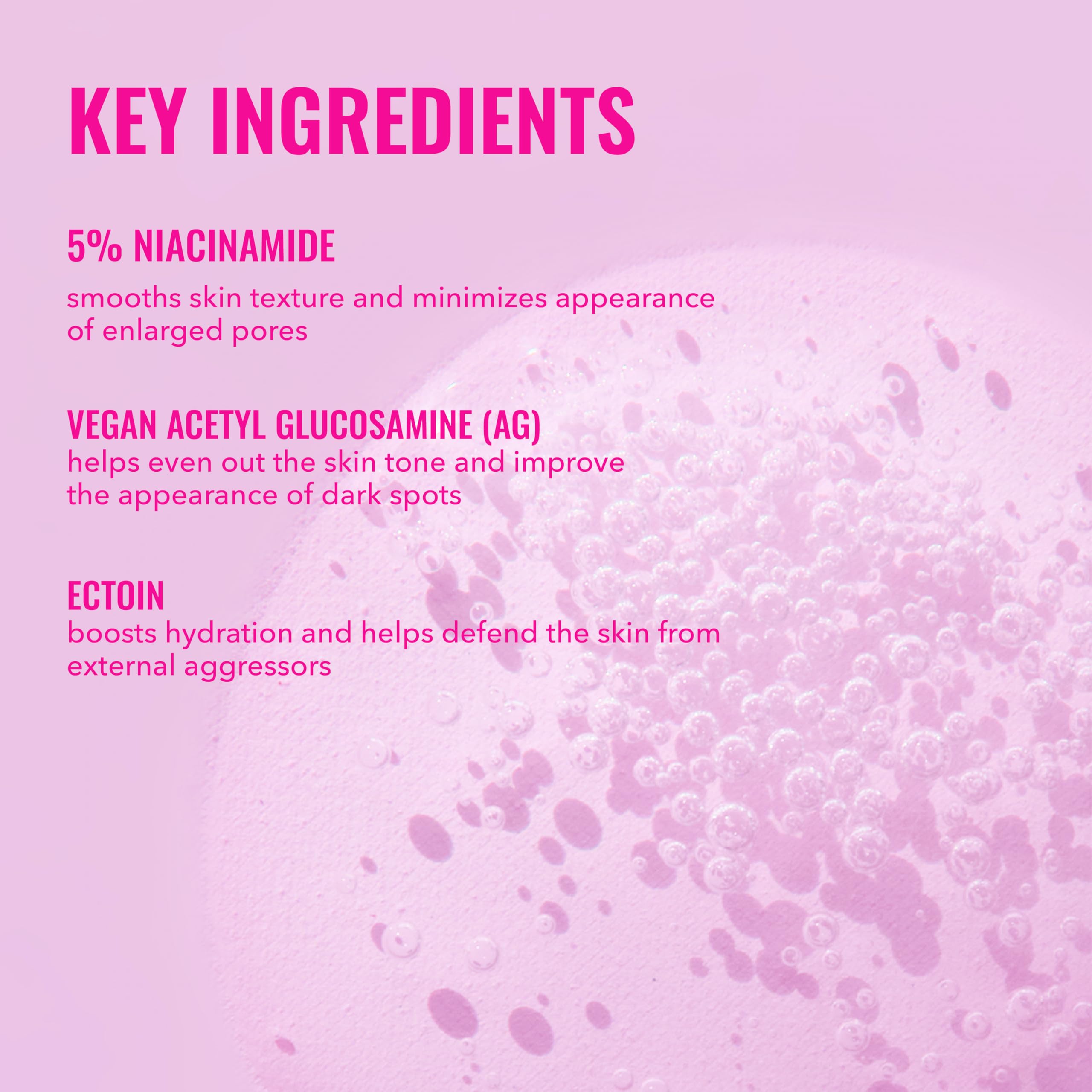 Good Molecules label and ingredients text for transparent formulation benefit