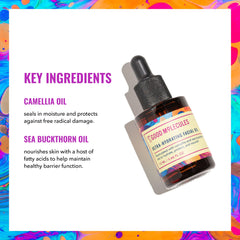 Good Molecules oil texture in palm demonstrating lightweight absorption