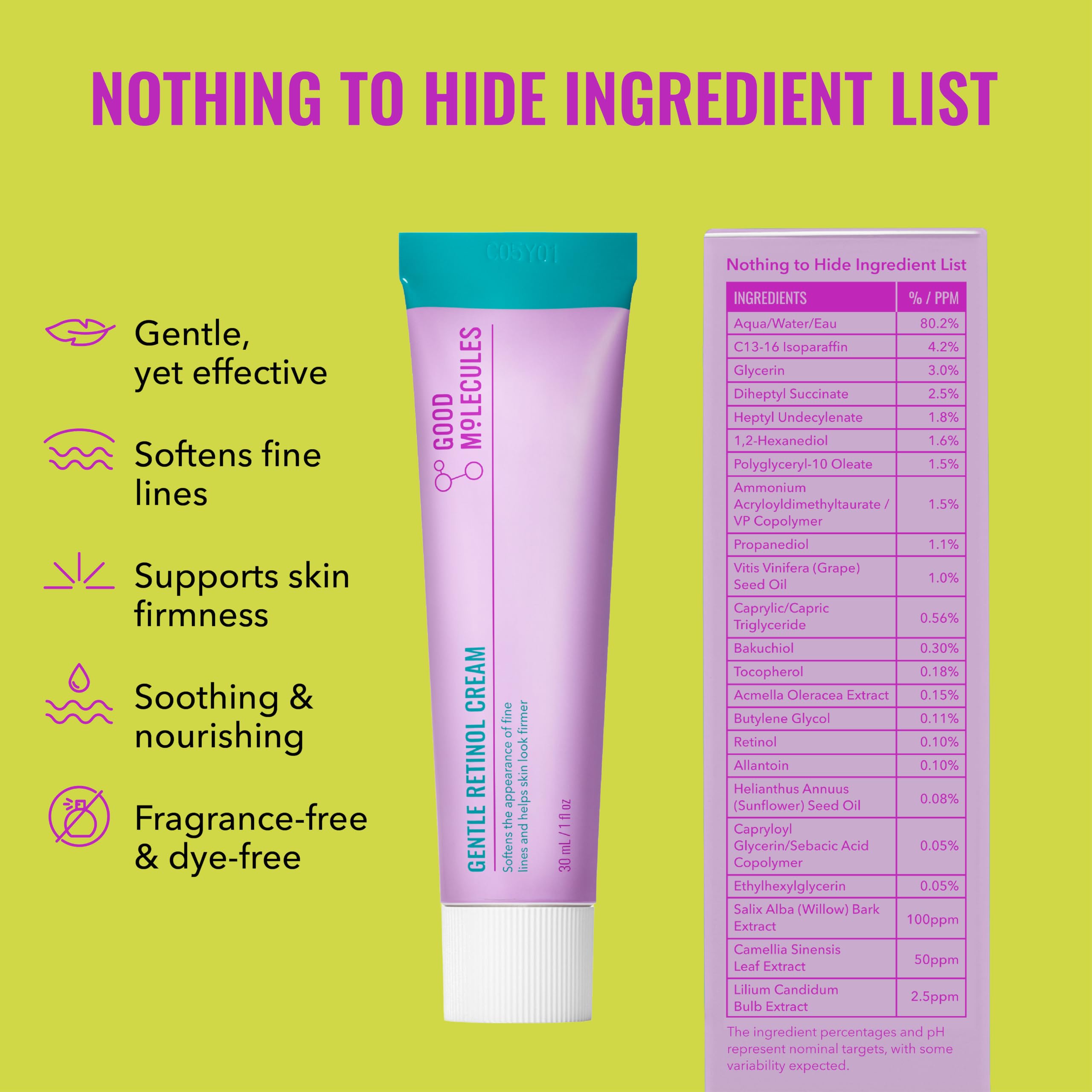Good Molecules on bathroom shelf lifestyle image conveying daily routine benefit