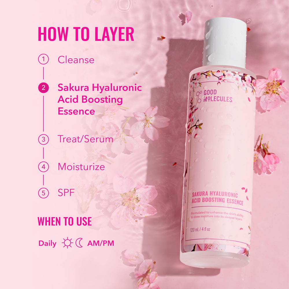 Good Molecules bottle in hand showing 120ml scale and travel-friendly size