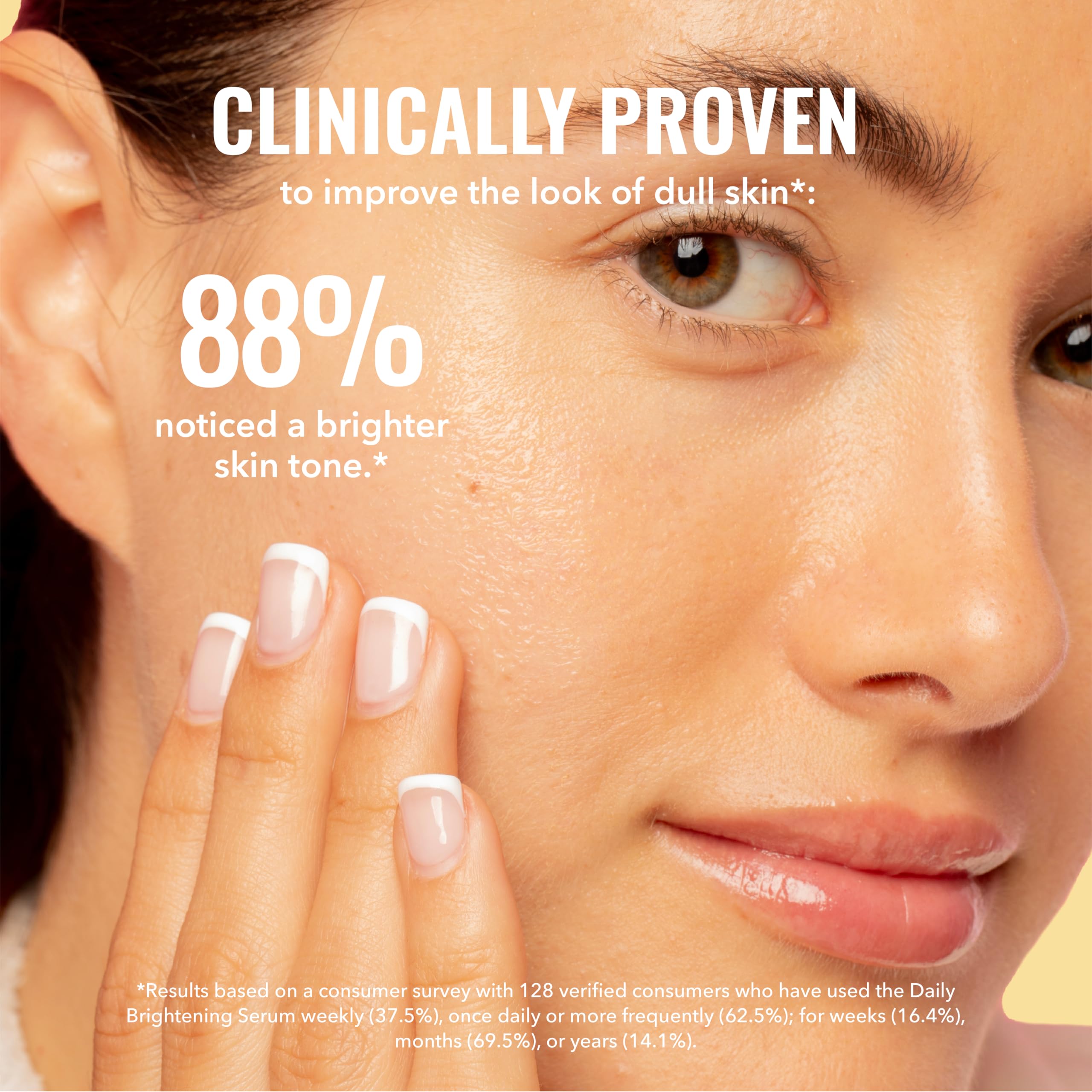 Good Molecules used in morning routine on vanity showing easy layering under SPF