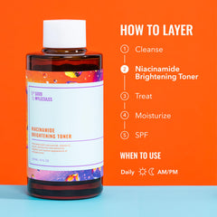 Good Molecules toner on bathroom shelf suggesting everyday use