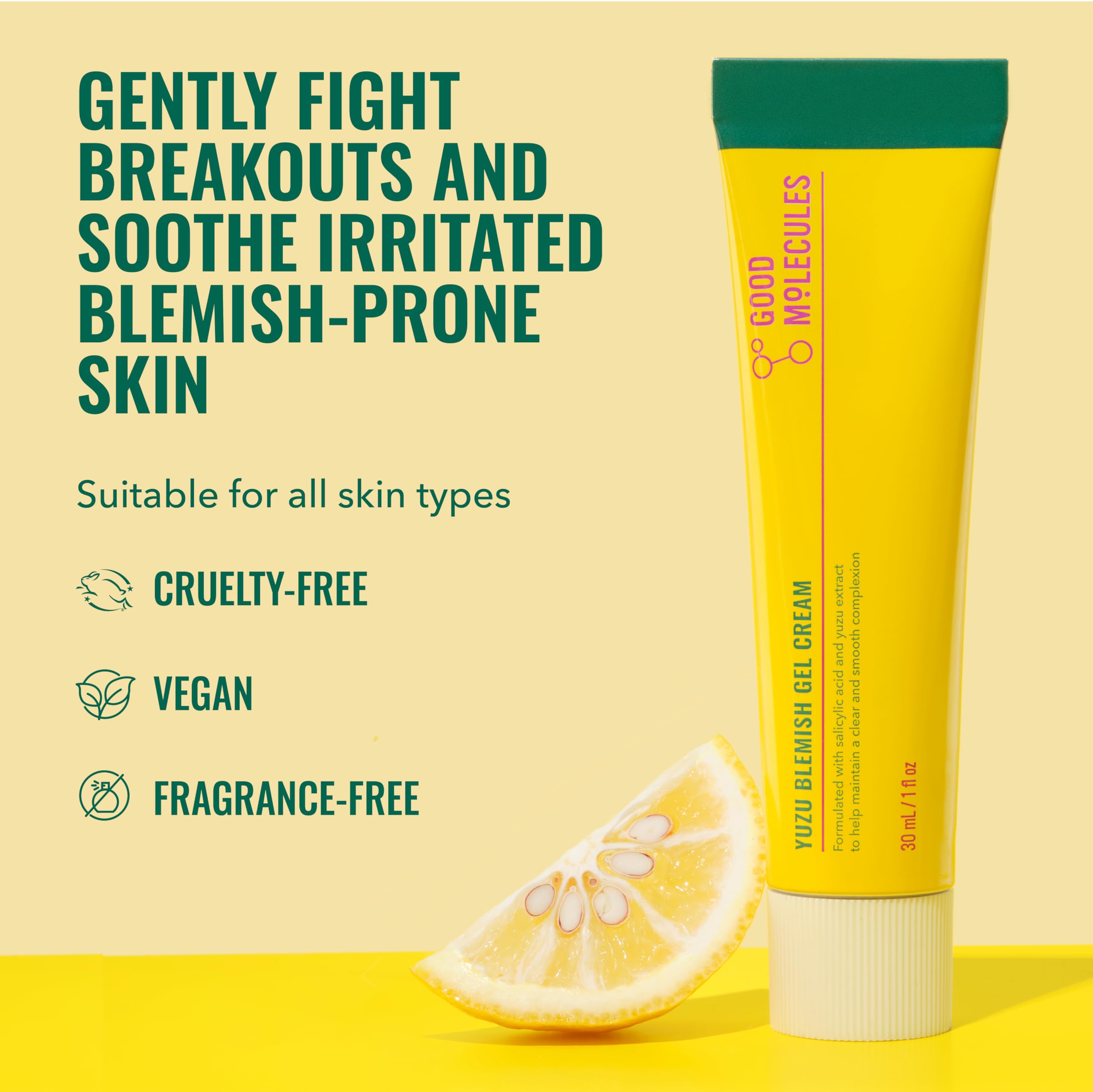 Good Molecules gel texture close-up showing lightweight hydration