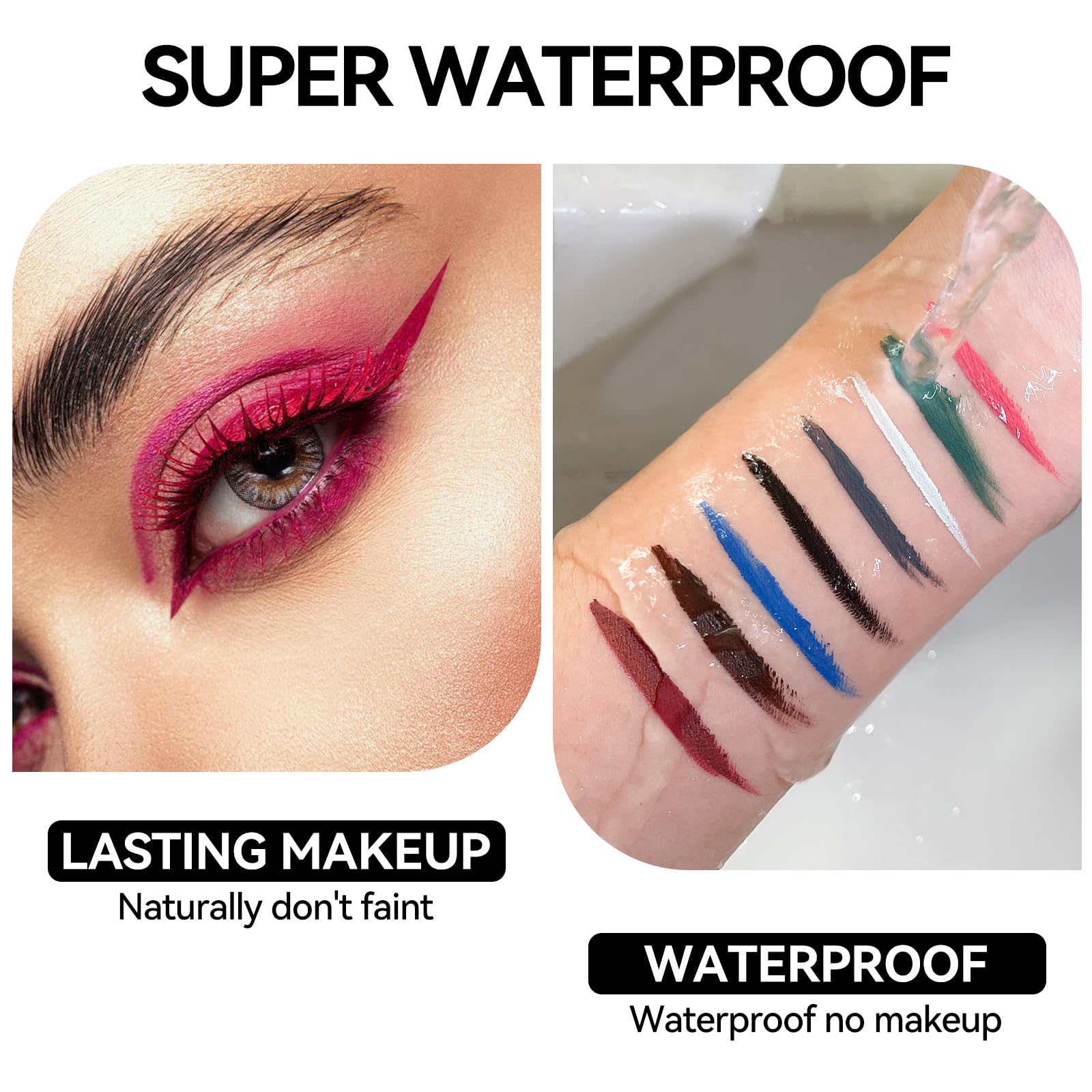 GOOD MOTHER gel blended into a smoky eye showing buildable intensity