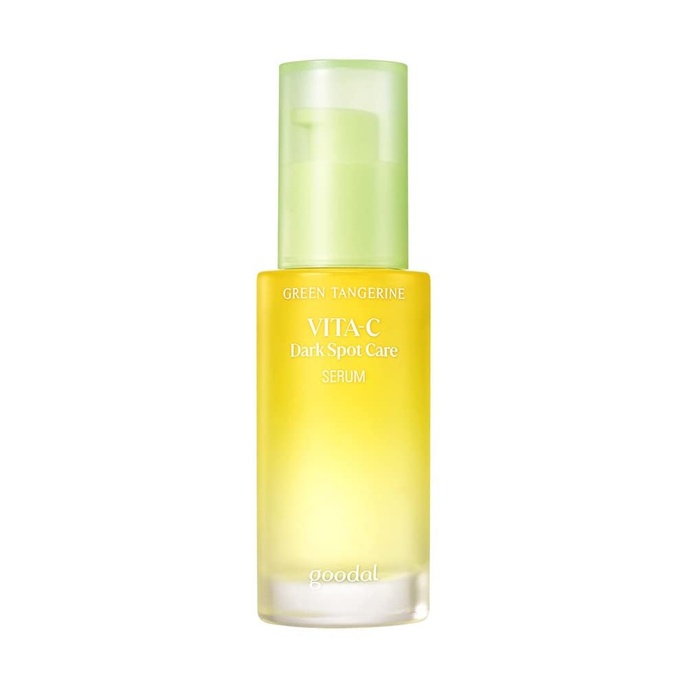 GOODAL front tube close-up showing label and compact packaging, suggests brightening benefits