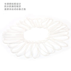 GOODY elastics used in fine braids demonstrating discreet secure hold