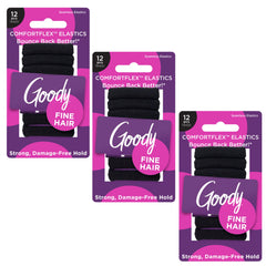 GOODY front packaging showing black ComfortFlex elastics and count