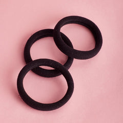 GOODY in-use ponytail during workout demonstrating no-slip hold and active support