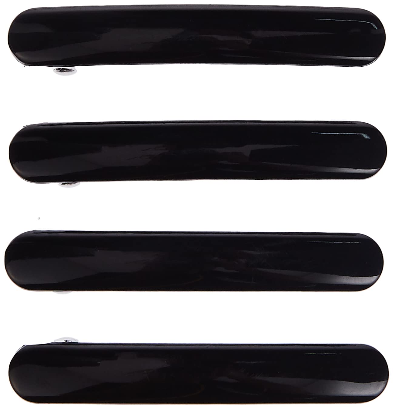 GOODY front view of 4-pack clips showing assorted colors and compact storage benefit