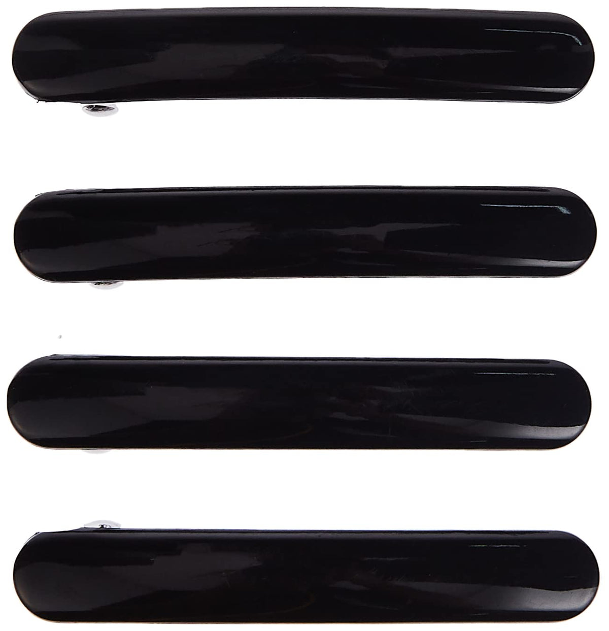 GOODY front view of 4-pack clips showing assorted colors and compact storage benefit