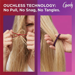 GOODY elastics worn on wrist as ready-access accessory for convenience