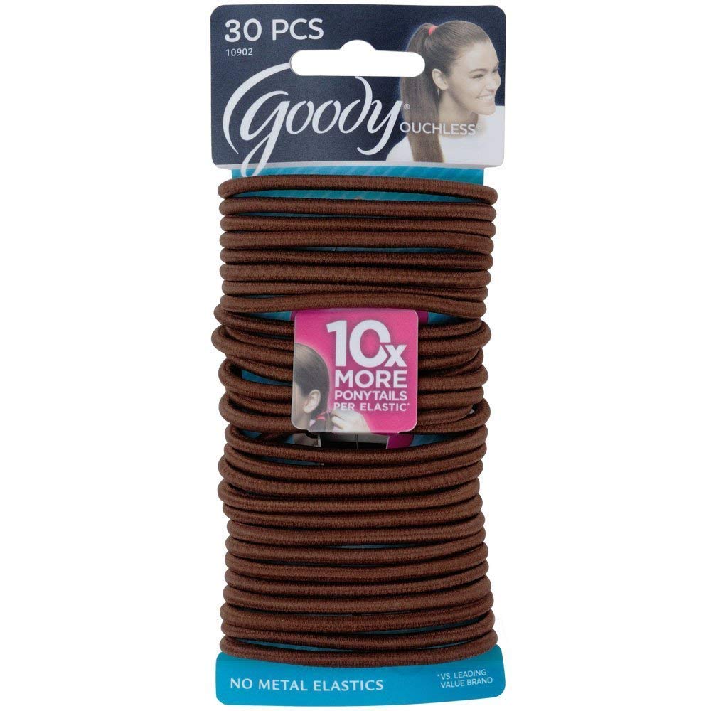 Goody Ouchless front pack showing Chocolate Cake elastics and convenient value