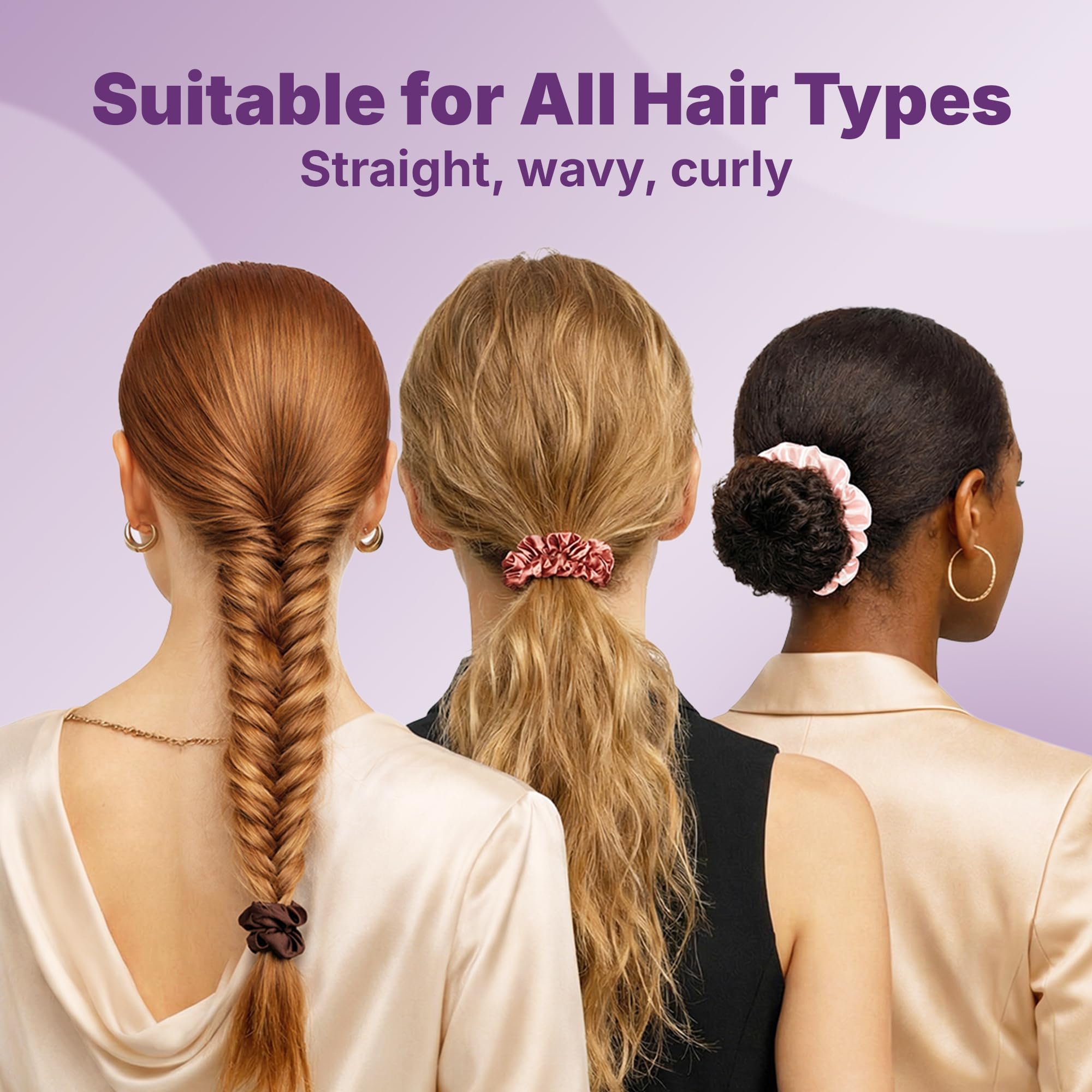 goody scrunchies on a nightstand indicating sleep protection benefit: crease reduction